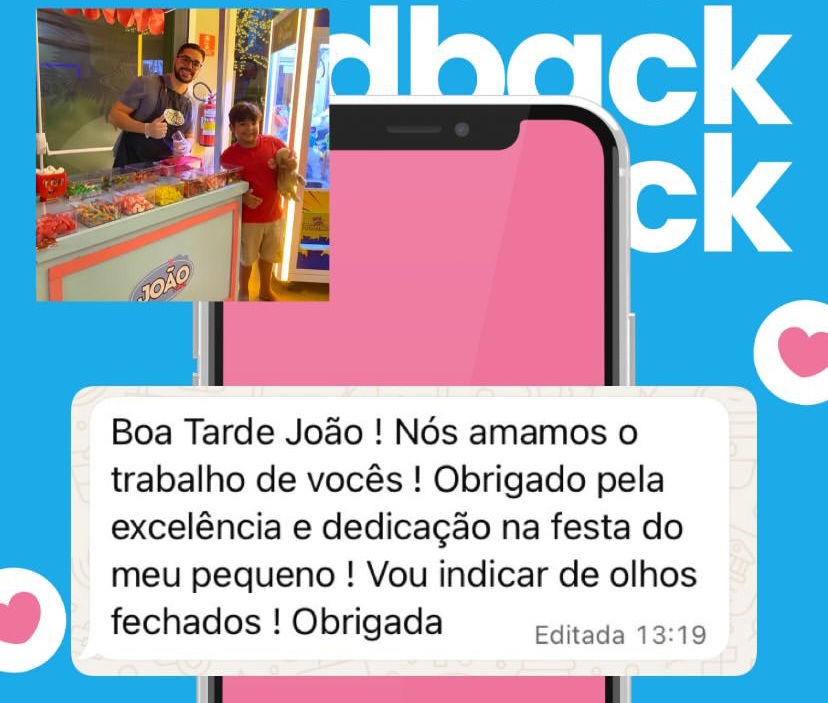 Feedback de cliente João Mania 1