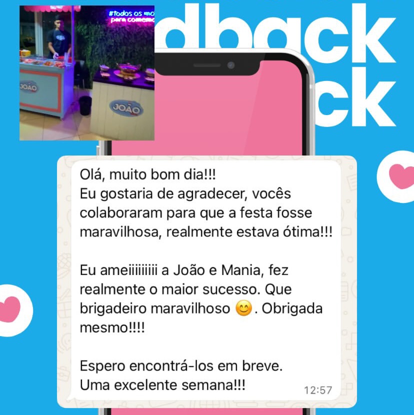 Feedback de cliente João Mania 3